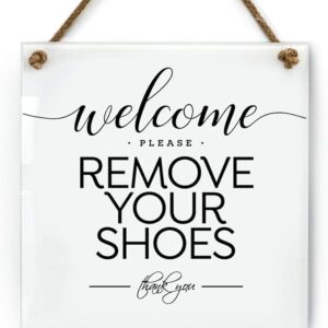 Please Remove Shoes Designer Sign