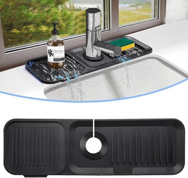 Sink Faucet Splash Guard